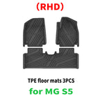 for MG S5 MGS5 EV 2025 2026 ES5 Custom TPE floor Mats pad Full Set Eco-Friendly Waterproof All-Weather Floor Liners Accessories
