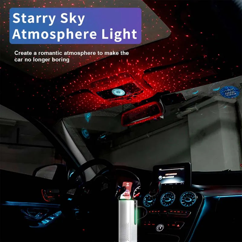 Portable Desk Negative Anion Ultraviolet Filter UVC Light Ionizer Generator Cleaner Car Air Purifier for Office Home Car Mobile World