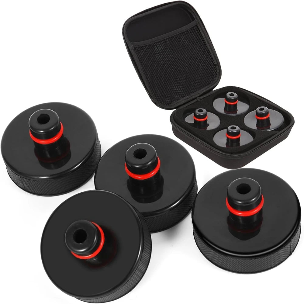 Lifting Jack Pads for Tesla Model 3/S/X/Y Upgrade Sturdy Rubber Lift Pucks Floor Adapters Protects Battery & Chassis Accessories