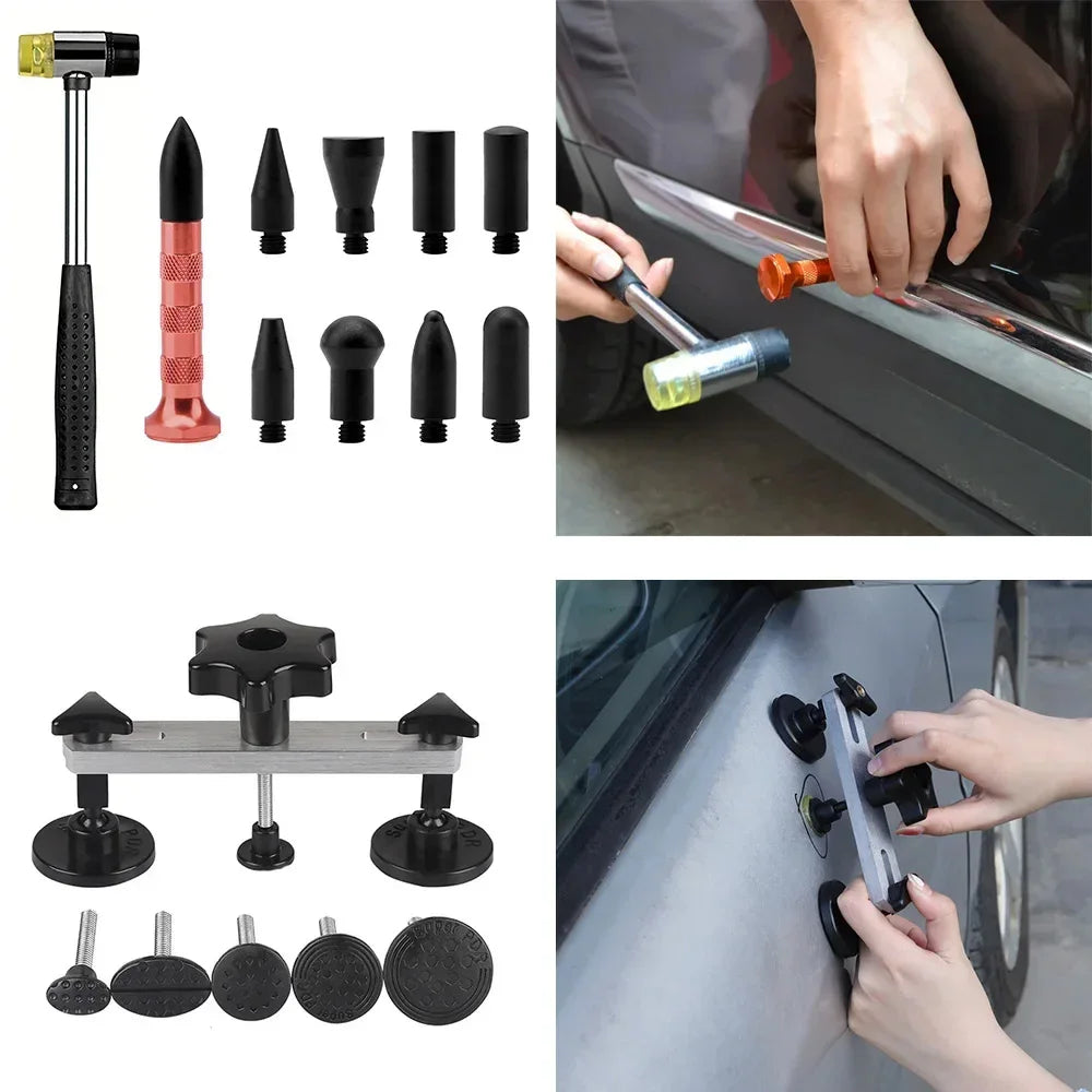 Car Dent Repair Tools Dent Removal kit Paintless Dent Repair Auto Body Dent Suction cup Puller products for Car workshop Vehicle CM World