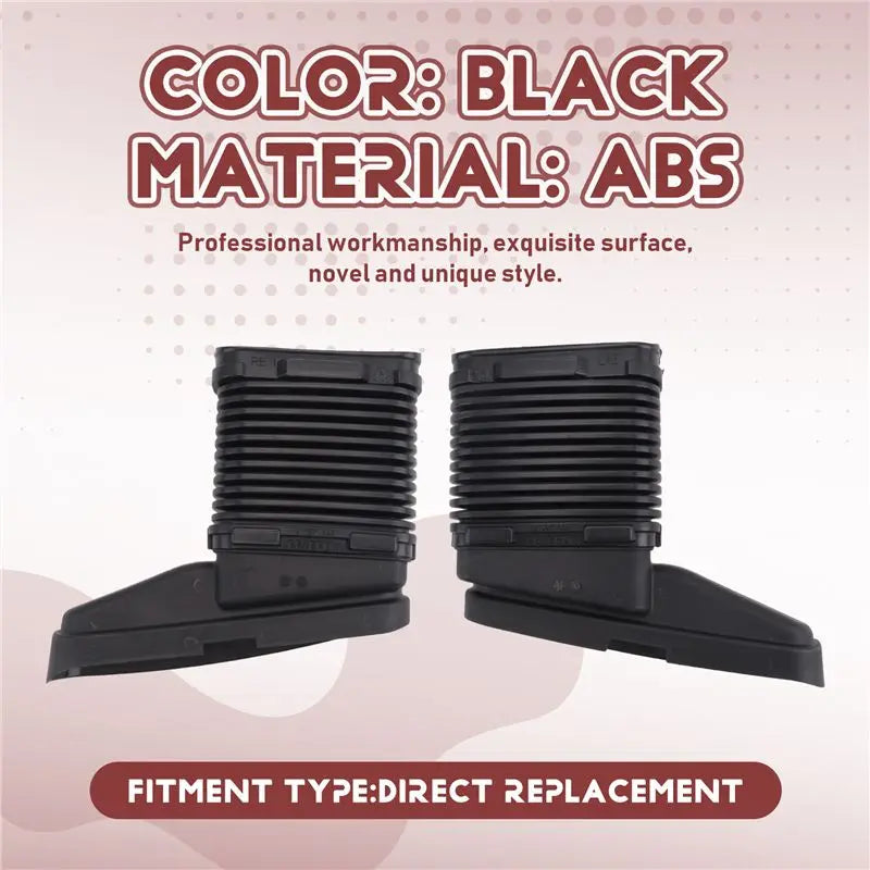 For C43 AMG 3.0L V6 2017-2023 Compatible 2760900511 2760900411 Air Intake Pipe Inlet Duct Tube Hose Kit Pair
