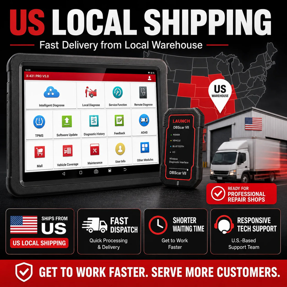 X-431 PROS V 5.0 LAUNCH Car Diagnostic Tool Auto Automotive Tool OBD2 Scanner Scan Diagnosis 2 Years Free Update VS X431 PRO V