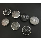 Audi 4pcs 60mm 61mm 68mm 69mm 123mm Car Styling Wheel Center Cap Hub Covers Badge for Audi A3 A4 A5 A6 A7 A8 S4 S6 Sticker CM World