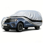 Kayme 10 Layer Car Cover All Weather 100% Waterproof Outdoor Car Covers Rain Snow UV Dust Protection For Sedan/Suv/Hattchback Car Mobile World