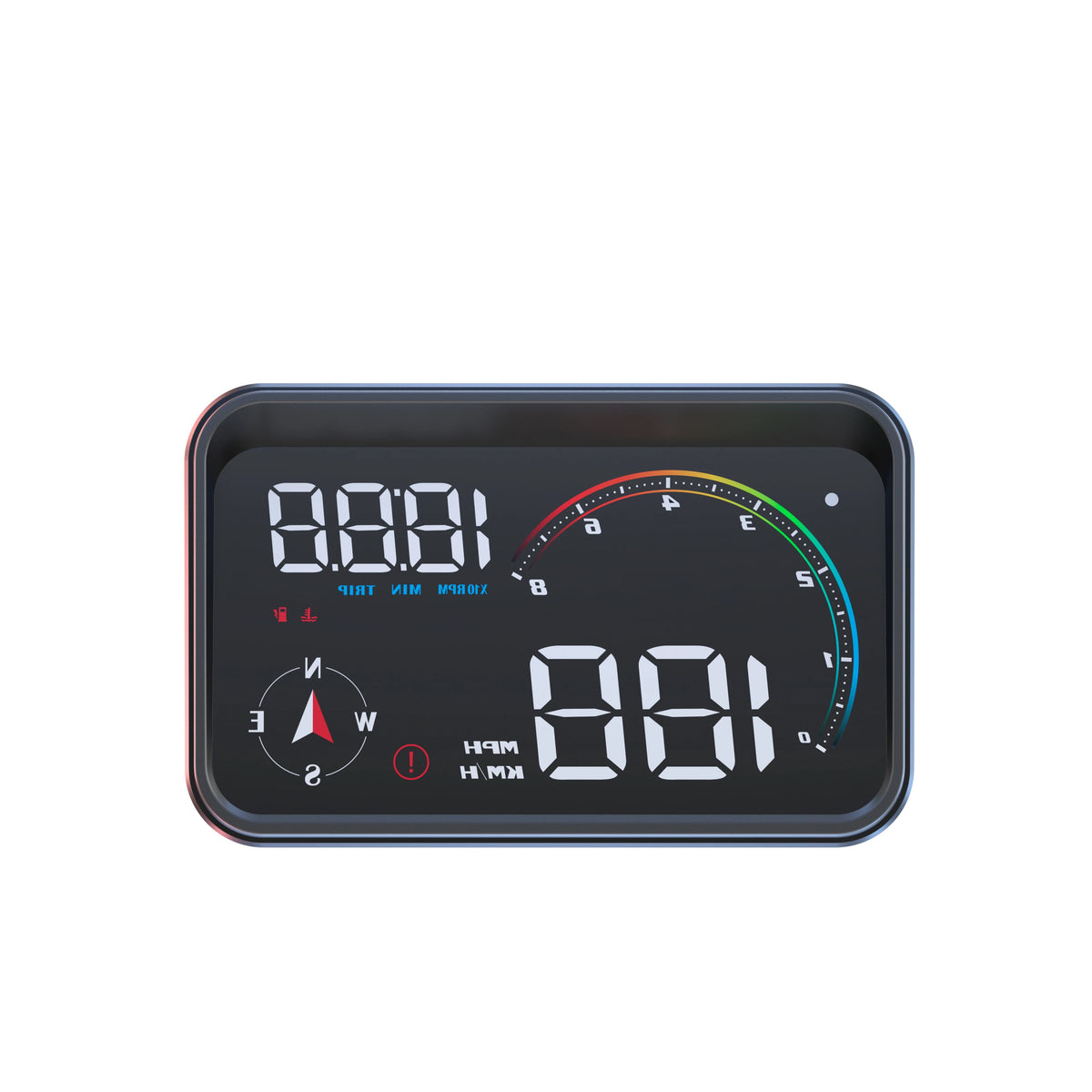 M24 GPS+OBD Car Head Up Display on Board Computer Compass Speed Voltmeter RPM Fuel Level Water Temp Car Accessories With Alarm