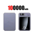 Lenovo Magnetic Wireless Power Bank 500000mAh PD22.5W Large Capacity Fast Charging External Battery For iPhone Huawei Samsung Car Mobile World