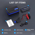 4-in-1 Jump Starter with Air Pump 4000A Peak Starter Box 160PSI Battery Pack with Digital Tire Inflator Car Battery Jump Starter