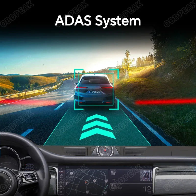 A8 4CH Dash Cam 11.26 Inch 4K WIFI Rear View Mirror 4 Cameras Video Recorder Car DVR Dual Lens ADAS BSD Night Vision 24H Parking