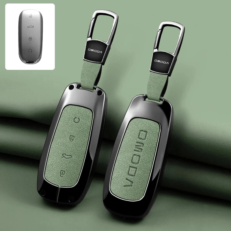 Zinc Alloy Car Key Case Cover Shell Holder Keychain Car Accessories, Fit For OMODA 7 C7 shs phev 2026 2025 Protection Key Bag