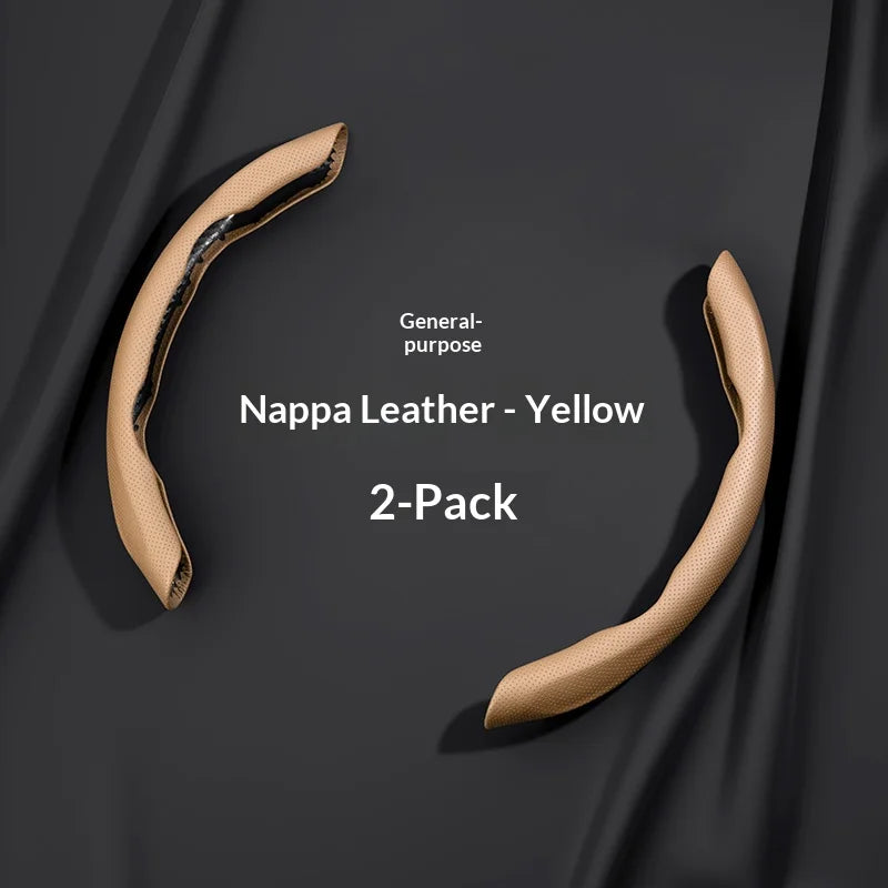 Nappa Segmented Steering Wheel Cover Decoration Car Interior, Breathable and Comfortable Steering Wheel Cover