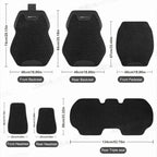 SEAMETAL Four Seasons Car Seat Cover Front Rear Car Seat Cushion Airbag Compatible Seat Protector Breathable Car Accessories Car Mobile World