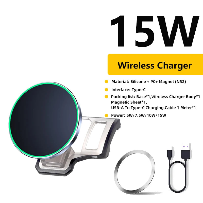 Car Phone Holder For Toyota RAV4/Wildlander  2020 2021 2022 2023 2024 2025 For Magsafe Magnetic Charger Car bracket Accessories CM World