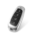 KEYYOU NEW for Hyundai Azira Tucson Prime Nexo DN8 PALISADE Solaris Sonata Sonata Santa Fe NX4 Atos SantaFe Car Key Case CM World