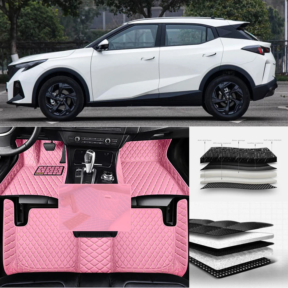 For Chrysler 300C 300 2005-2024 Years Auto Custom Car Floor Mats Carpets Foot Coche Accessorie floor liners