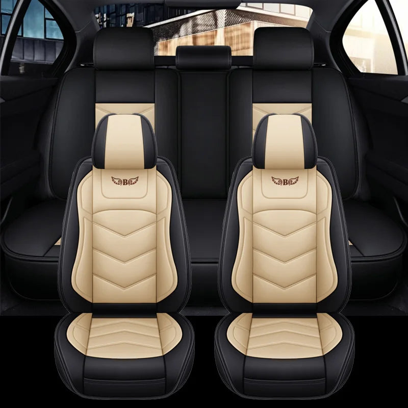 Five-Seater Car Seat Covers Four Seasons Pad Universal Fit for Most Cars Automotive Seat Cushion Protection