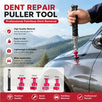5-Piece Set Of Car Body Dent Repair Pull Hammer, Paint-Free Puller, Hail Pit Repair Tool, Built-In Spring Telescopic Pull Hammer