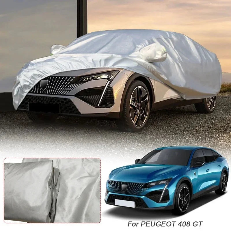 Car Cover For PEUGEOT 208,308,408,508,2008,3008,5008 dustproof, uv resistant, and waterproof car clothing Car Mobile World