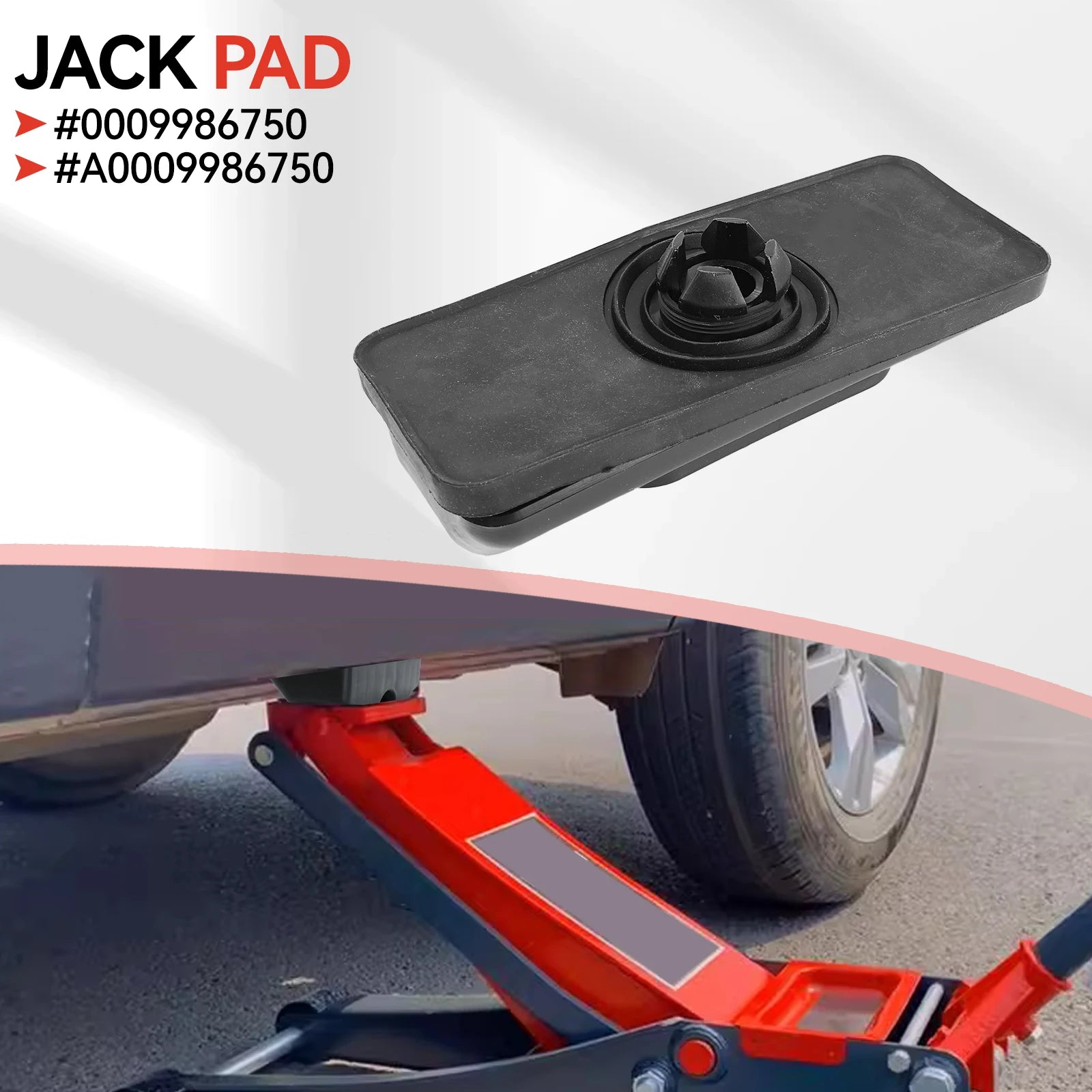1pc/4pcs Car Lift Jacking Point Support Plug Plate Block Jack Pad FOR Mercedes-Benz W204 C204  W218 W212 0009986750 A0009986750 CM World