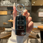 For VW Volkswagen Polo Tiguan Passat Golf 6 Jetta Lavida Skoda Bora Octavia Car Key Cover Case Fob Shell Soft TPU Case Keychain