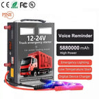 12 24 Volt Car Truck Jump Starter 42000mah Portable Power Bank Emergency Tool Battery Booster Truck Jump Starter