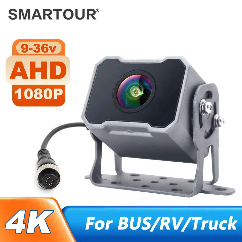 SMARTOUR CVBS Car Truck Camera CCD AHD 1080P for School Bus Trailer Pickups RV Rear View Backup Vision with 24V Infrared IR