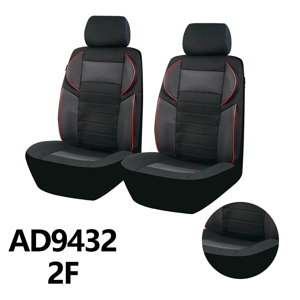 4MM Sponge Car Seat Covers 5D Design Car Accessories Interior Universal Size Fit For Most Car With Side Armrests CM World