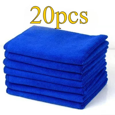 10/20pcs Ultra Fine Fiber Cleaning Towel,  Reusable Cleaning Towels Super Absorbent for Car Window,  Microfiber Cloth