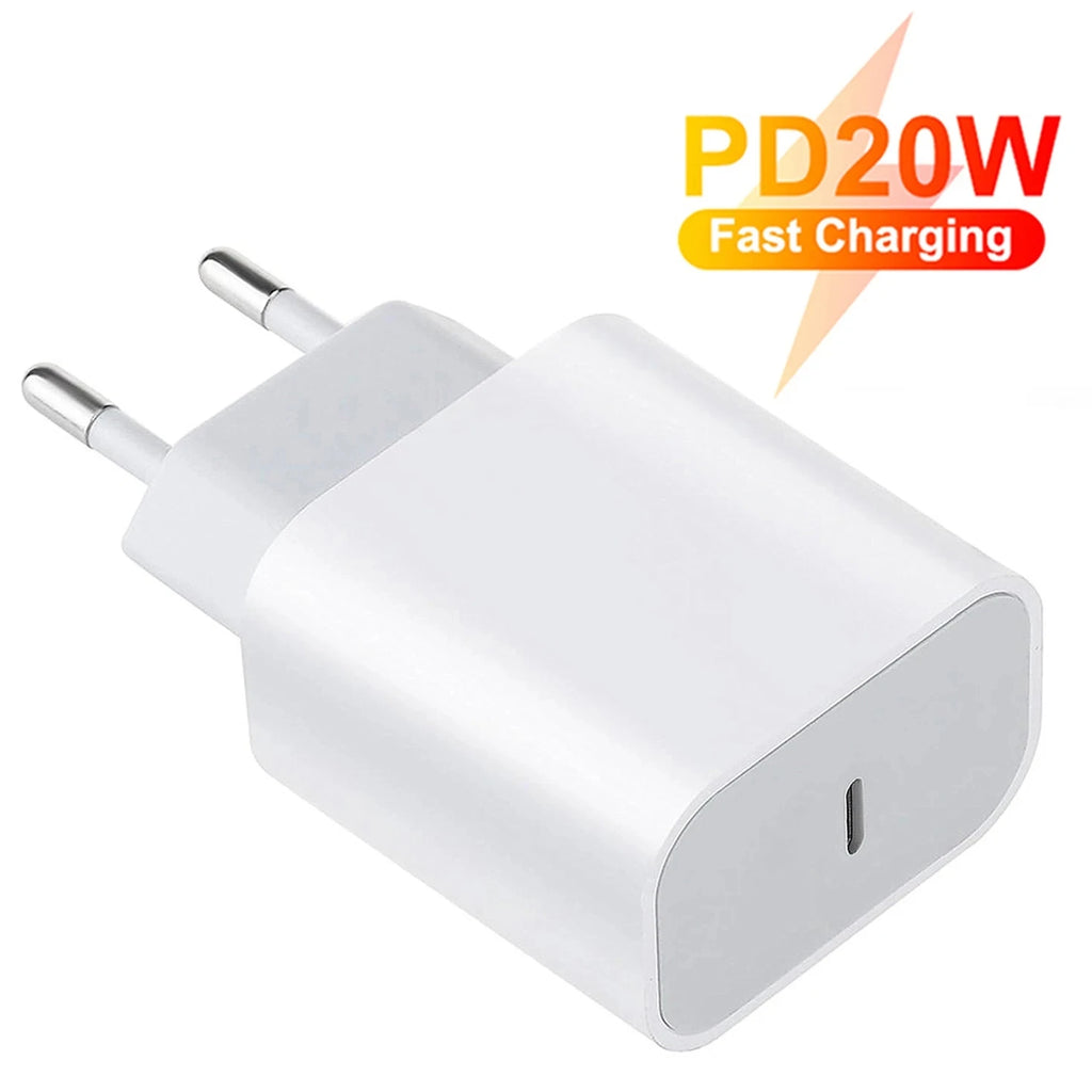 25W PD Fast Charger for Charging USB C Quick Power Adapter Cube iPhone 17 16 15 14 13 Samsung Xiaomi Huawei