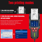 2026 KONNWEI KW700 12V 24V Car Battery Tester 10-2000CCA Battery Test SOH SOC Ripple Analysis Built-in Printer Car Battery Tool
