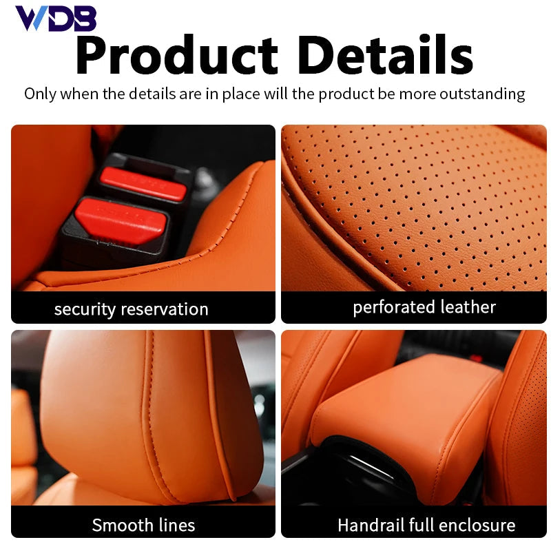 Custom Car Seat Covers Full Set Leather For Tank 300 2021 2022 2023 2024 Auto Interior Styling Protector Accesories Styling Car Mobile World