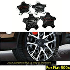 For Fiat 500x 2016-2022 Hubcap Cupping Wheels Centre 16 inch Hub Caps Set Dust Cover Wheel Hub Cap Replacement 735626312