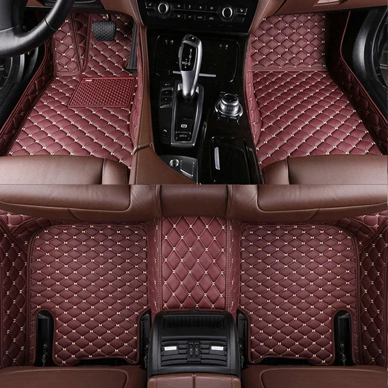 3 PCS Custom Full Coverage Car Floor Mats for Ford S-Max 2007-2016 2017-2020 5Seat 2007-2016 Everest 2015-2020 Car Accessories