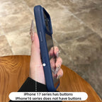 Intelligent Camera Touch Button Crystal Clear Phone Case for iPhone 17 Pro Max 17 Pro 17 Air Transparent Shockproof Cover Funda Car Mobile World