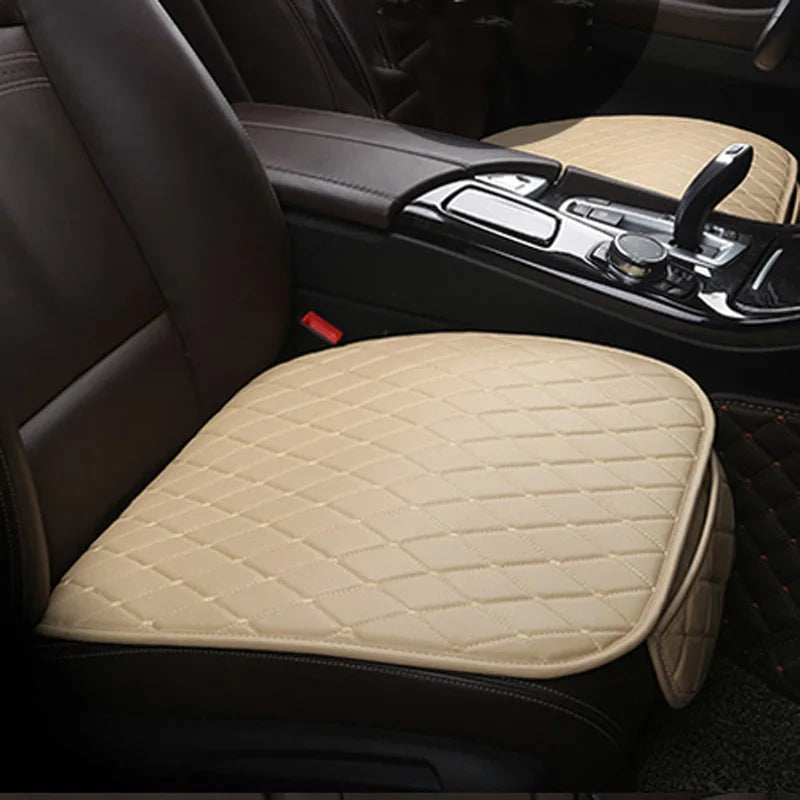 Universal Car Seat Covers PU Leather Seat Cover Auto Interior Accessories Mat Protector Car Leather Support Pad Car Seat Covers CM World