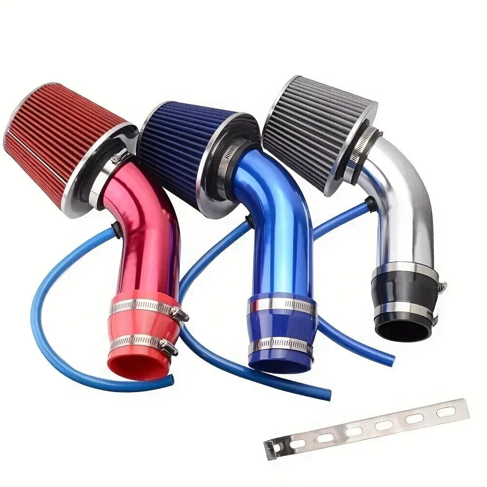 Universal Car Cool Air Intake Kit 76mm Car Refitted Winter Mushroom Head Air Filter Aluminium Automotive Filter Car Accessories CM World