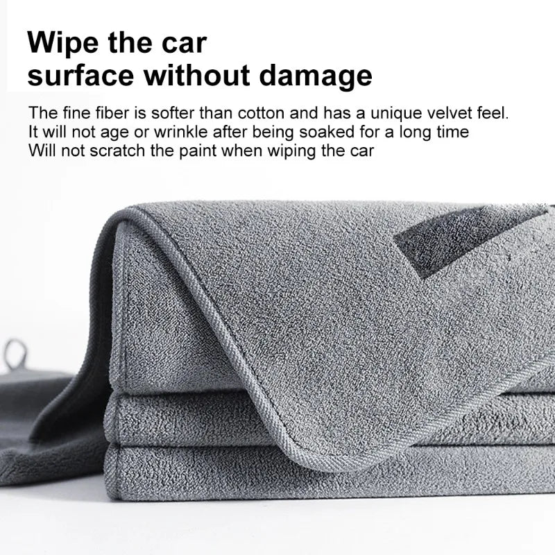 Multi Purpose Car Wash Microfiber Towel Double Sided Thick Cleaning Cloth Super Absorbent Lint Free Drying Rag Auto Detailing