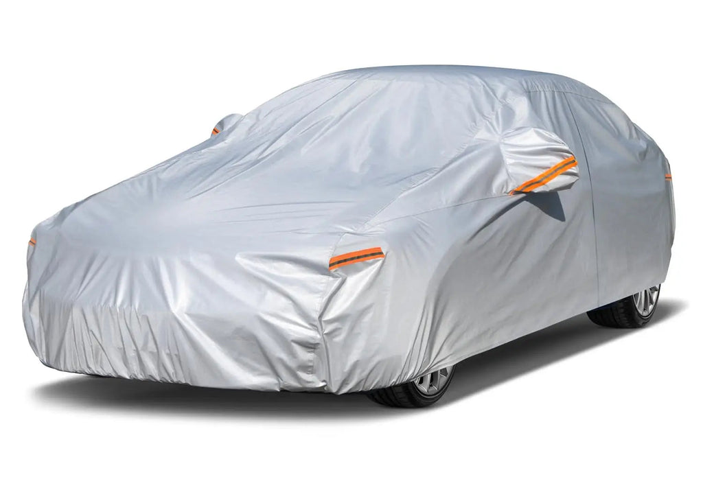 Heavy-duty Waterproof Car Cover All-Weather Outdoor Dust UV-Protective Fit for Hatchback Sedan SUV Full Kayme Car Accessories Car Mobile World