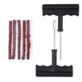 Car Tire Repair Tool Kit with Rubber Strips Tubeless Tyre Puncture Studding Plug Auto Motorcycle Truck Vacuum Tire Repair Tool