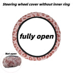 Car steering wheel cover plush warm car anti-slip handlebar cover winter antifreeze hand steering wheel cover CM World