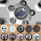 AA-4Pcs 64mm Volvo Car Wheel Hub Center Caps, Logo Emblem Wheel Rim Covers XC40 XC60 XC90 S60 S90 V50 V70 V60 Auto Accessories