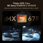 DDPAI New Z90Pro 4K+2K Front and Rear Car Dash Cam Dual HDR Sony Sensor ADAS Parking Mode WiFi 5G Car DVR Camera Video Recorder Car Mobile World