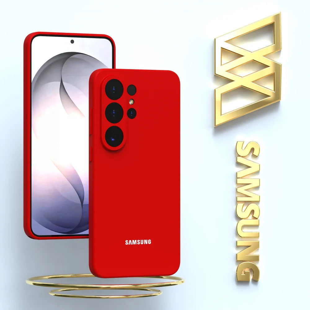 For Samsung Galaxy S26 Ultra S25 FE S24 Case High Quality Silicone Cover  S23 S22 S21 Plus Ultra Silky Touch Protective Shell Car Mobile World