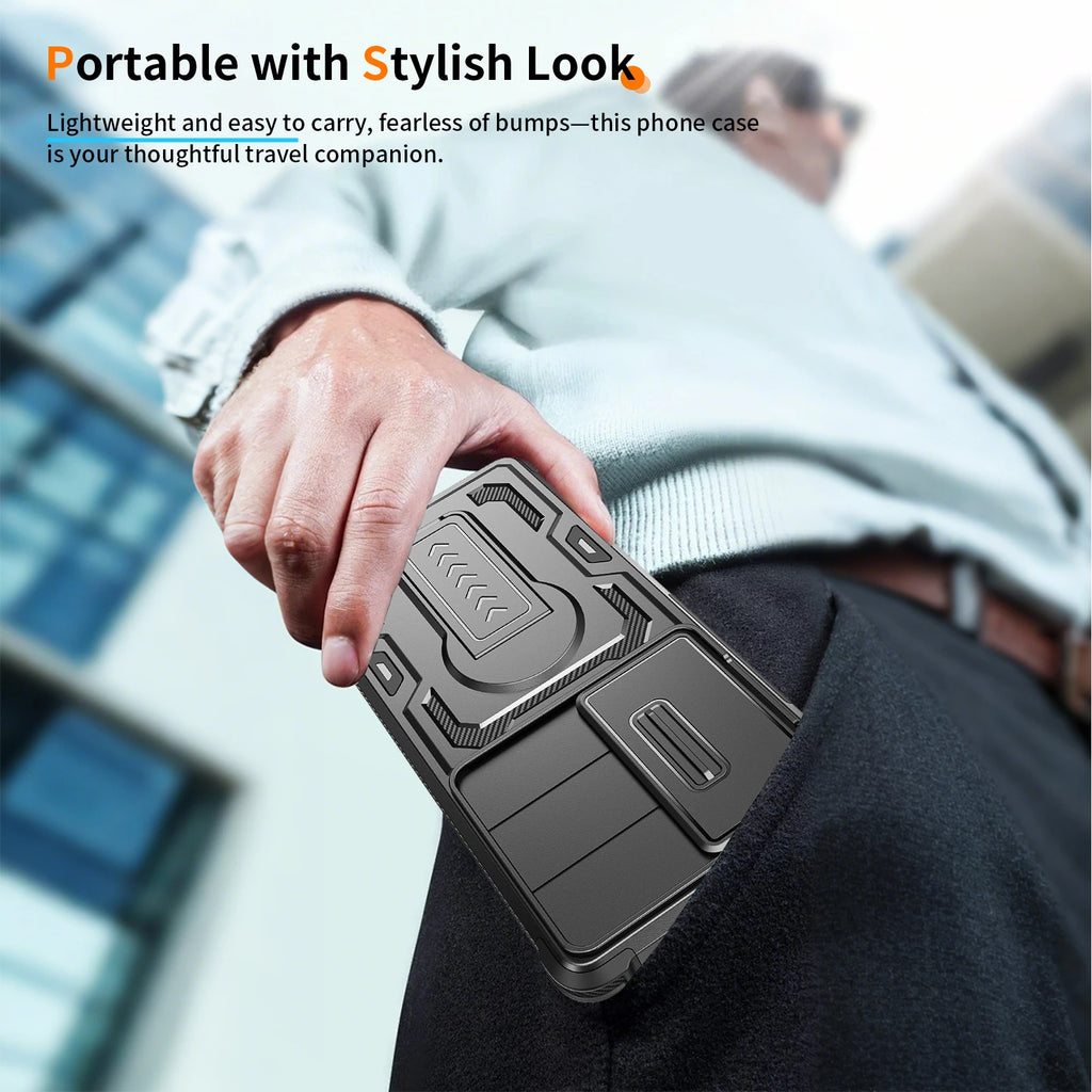 Stand Function Rugged Cover Case for Samsung Galaxy S26 Ultra A57 5G S25 S24 S 26 A16 A56 A36 A17 A37 A26 Cell Phone Cases Car Mobile World