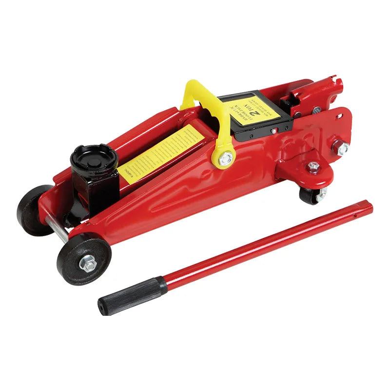 3T Hydraulic Jack, 3 Ton Car Jack with Wheels, Portable Lift for Small Cars, Compact and Durable Vehicle Repair Tool