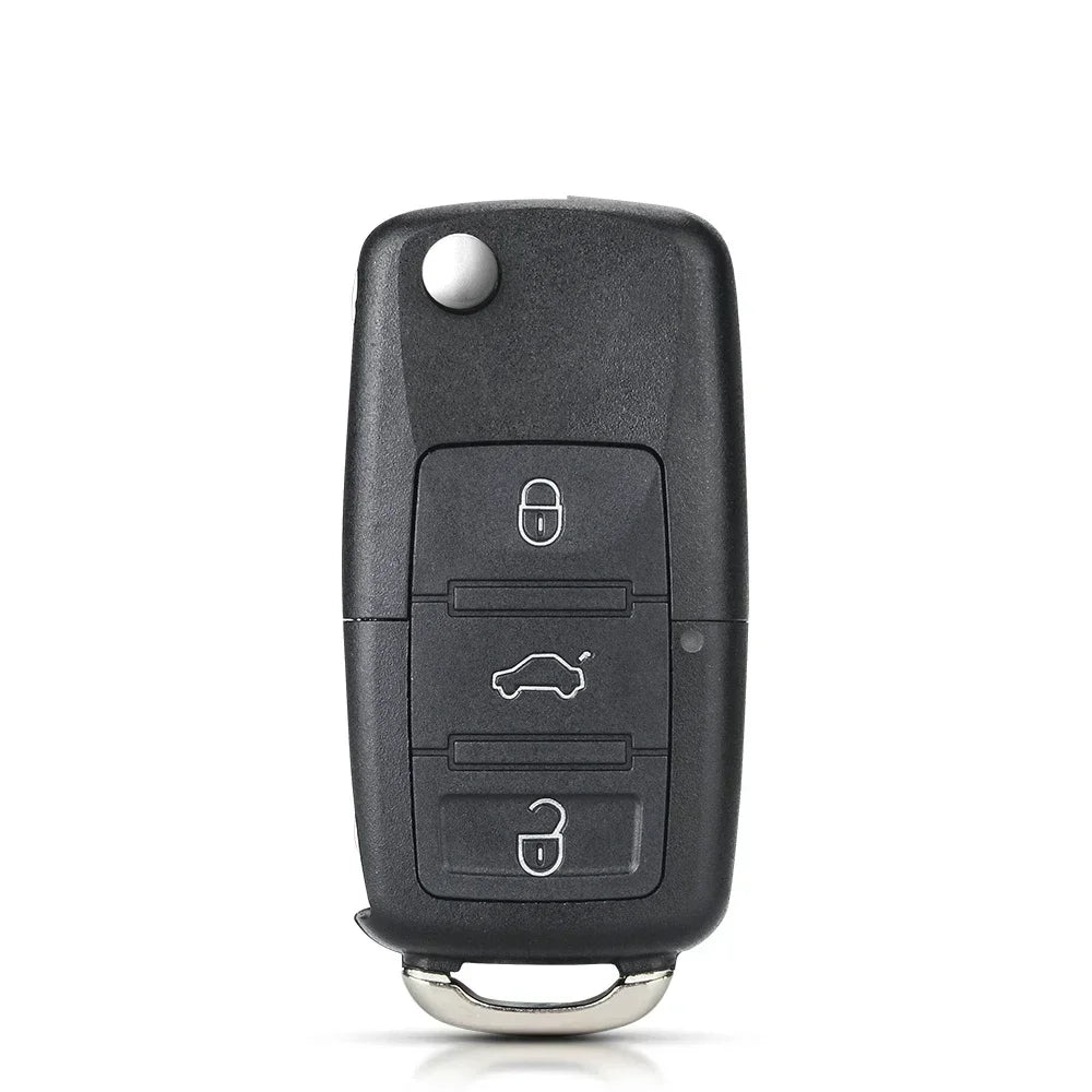 KEYYOU 10PCS Flip Key Shell Case For VW VOLKSWAGEN Passat MK4 Seat Altea Alhambra Ibiza Polo Golf CM World