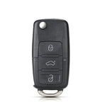 KEYYOU 10PCS Flip Key Shell Case For VW VOLKSWAGEN Passat MK4 Seat Altea Alhambra Ibiza Polo Golf CM World