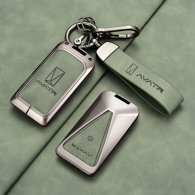 For AVATR 07 06 11 12 Zinc Alloy Key Cover Key TPU Anti-Scratch Key Case Protector Cover Premium Keychain Buckle Car Accessories