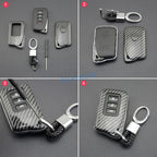 Car Key Fob Chain Case Cover Ring Shell For 2013-2023 Lexus RX ES NX IS GS LX RC Carbon Fiber 200t 300 300h 350 450h CM World