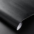 5/10cm DIY 3D Black Carbon Fiber Vinyl Car Wrap Sheet Roll Film Sticker Decal Door Sill Anti-Scratch Protector Tape Film Car Mobile World