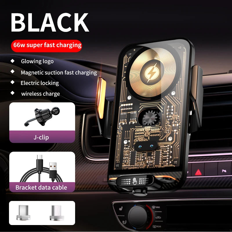 For Chevrolet Silverado 2022 2023 2024 Phone Holder Car Double Bracket Base Magnetic MagSafe Wireless Charging Car Phone Mount CM World